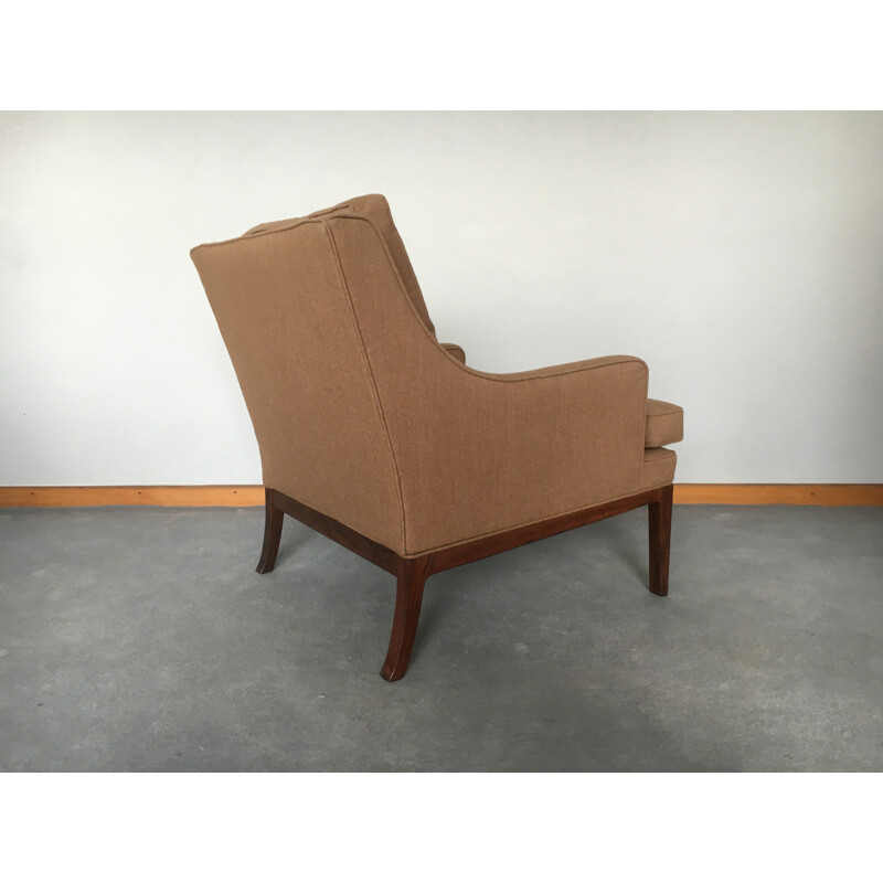 Mid century modern armchair in fabric - 1960s