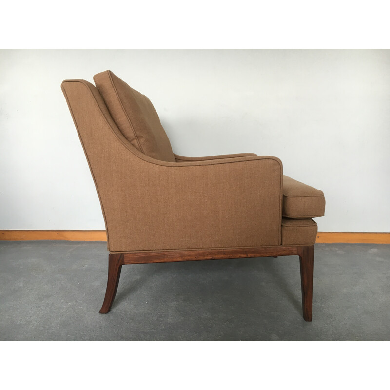 Mid century modern armchair in fabric - 1960s