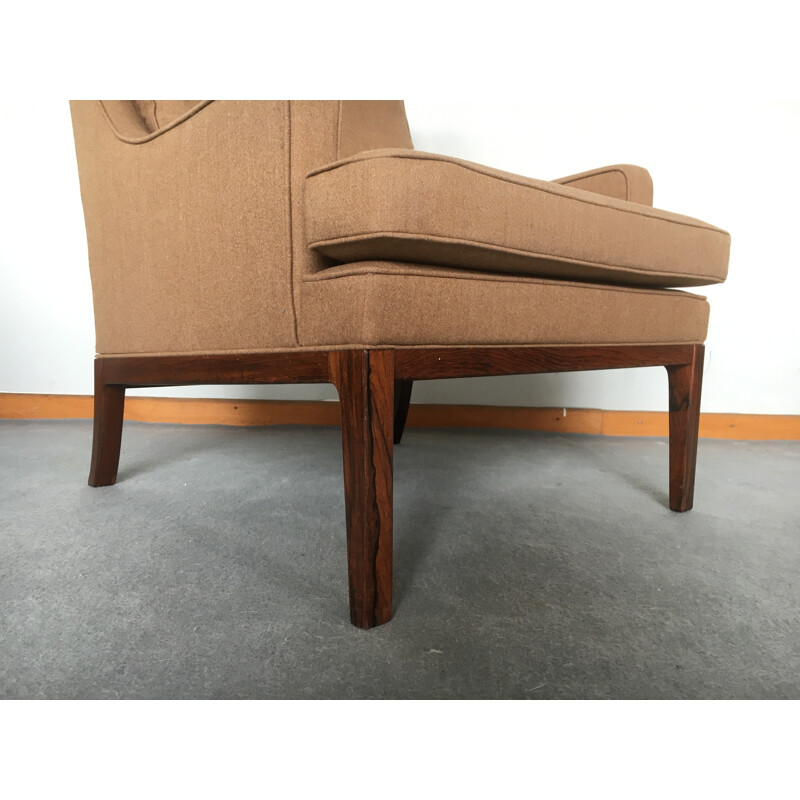 Mid century modern armchair in fabric - 1960s