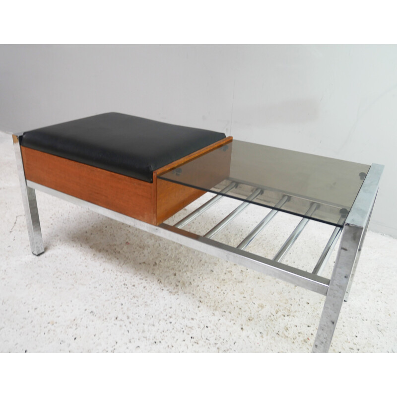 Mid century Merrow Associates telephone Bench for Chippy Heath, 1970s