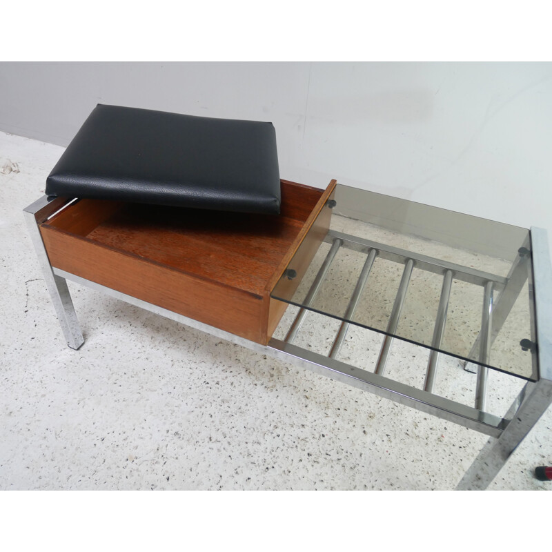 Mid century Merrow Associates telephone Bench for Chippy Heath, 1970s