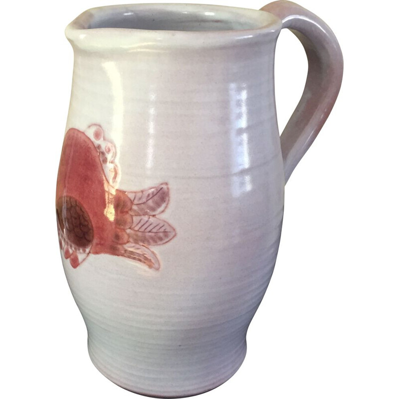 Vintage pitcher vase by Cloutier