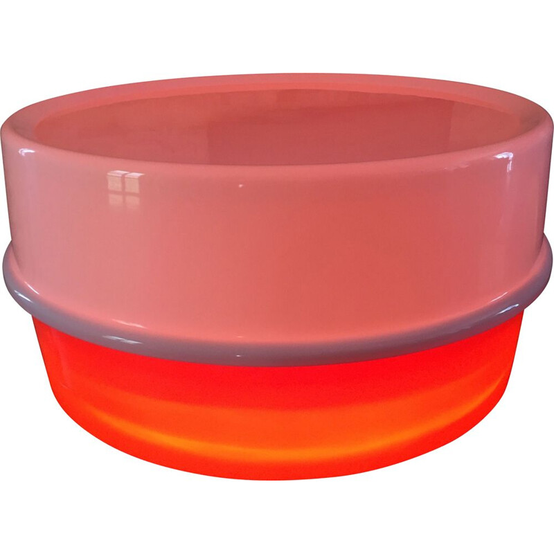 Ilumesa" vintage two-tone lighted coffee table by Verner Panton for Poulsen