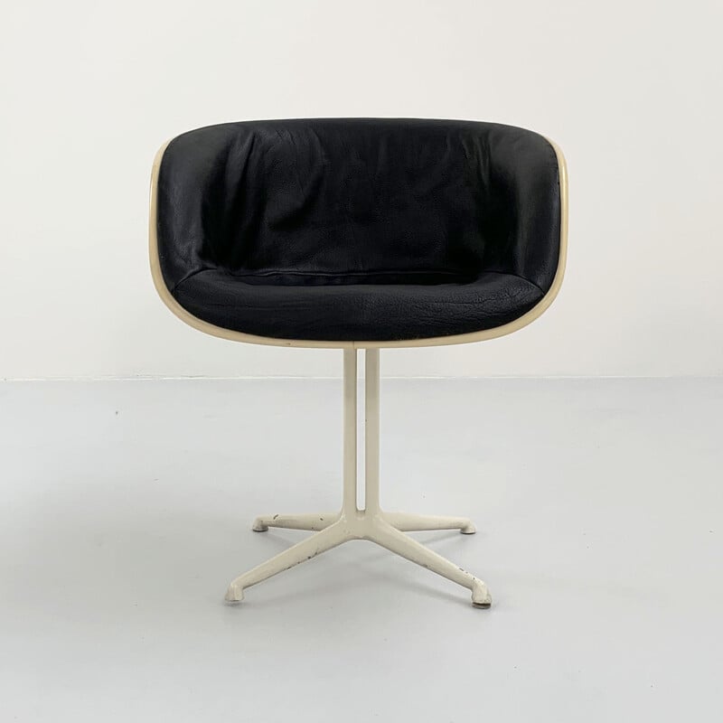 Fauteuil vintage La Fonda en cuir par Charles & Ray Eames pour Herman Miller, 1960