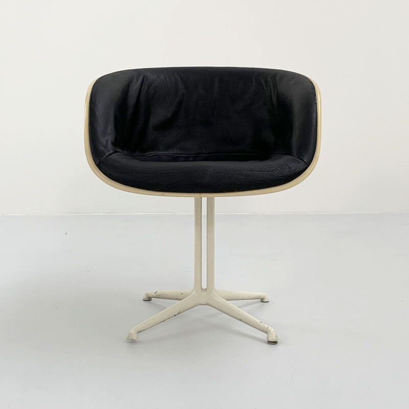 Mid century La Fonda leather armchair by Charles & Ray Eames for Herman Miller, 1960s