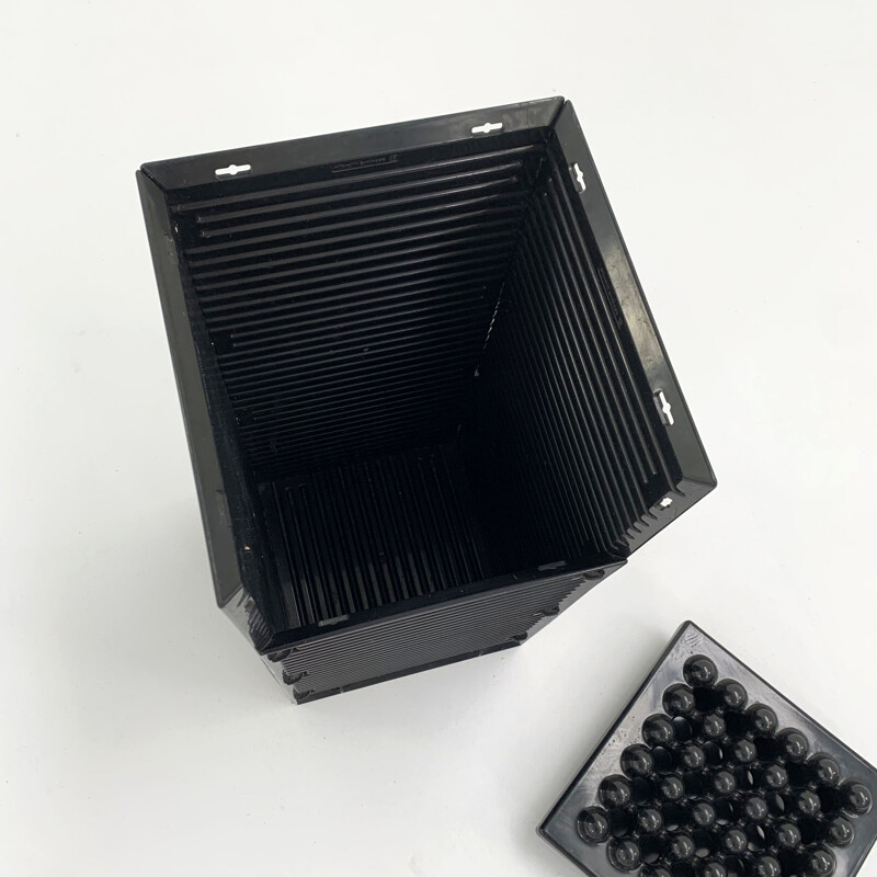Vintage basket & ashtray Sistema 45 by Ettore Sottsass for Olivetti Synthesis, 1970s