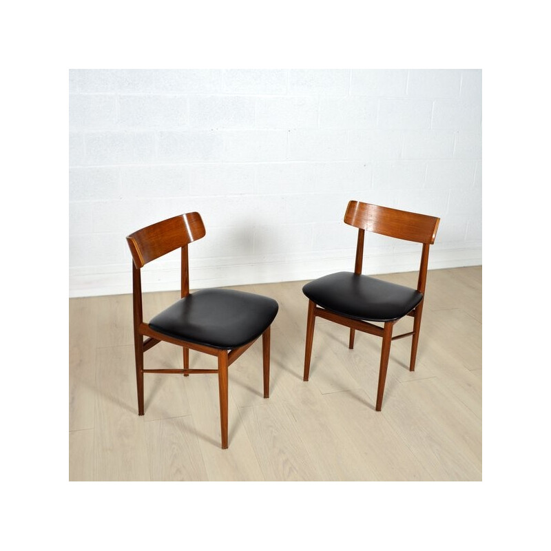 Pair of Danish chairs in teak - 1960s