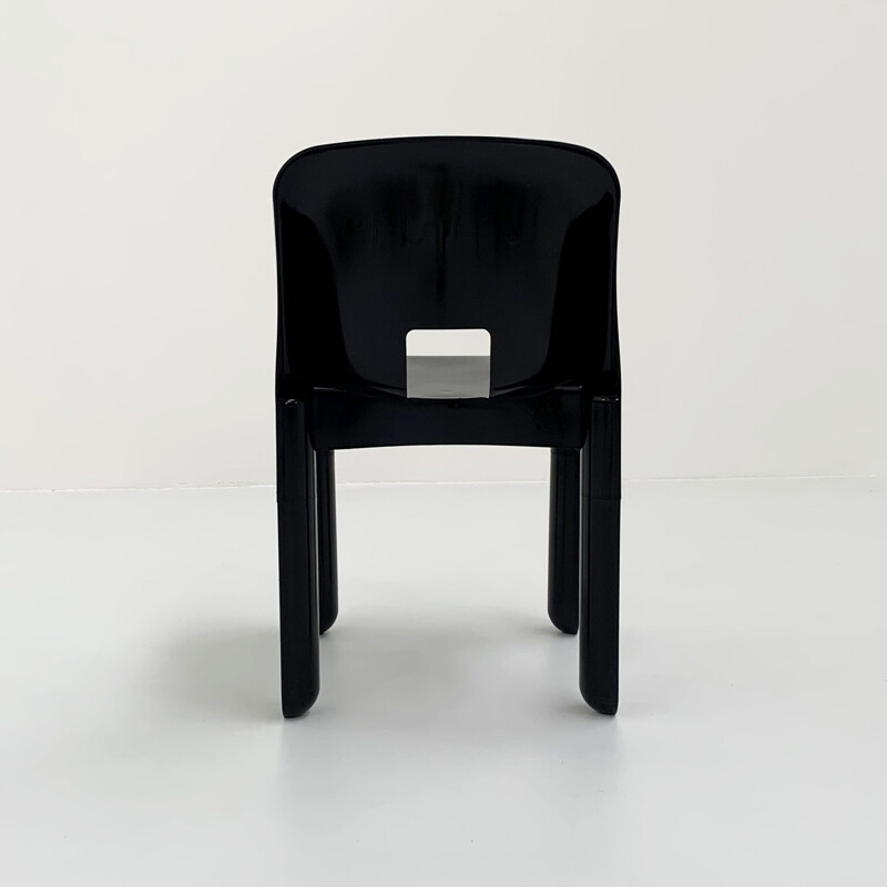 Black vintage model 4867 Universale chair by Joe Colombo for Kartell, 1970s