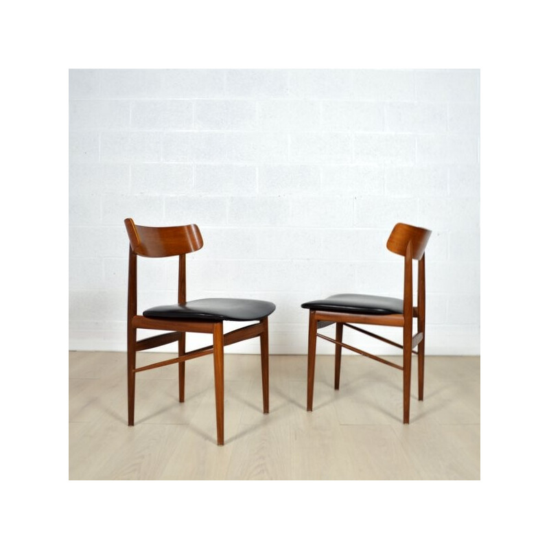 Paire de chaises danoises en teck - 1960