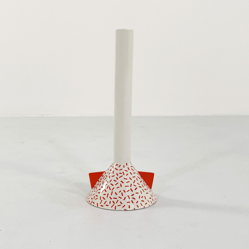 Mid century "Tuja" vase by Matteo Thun for Memphis Milano, 1980s