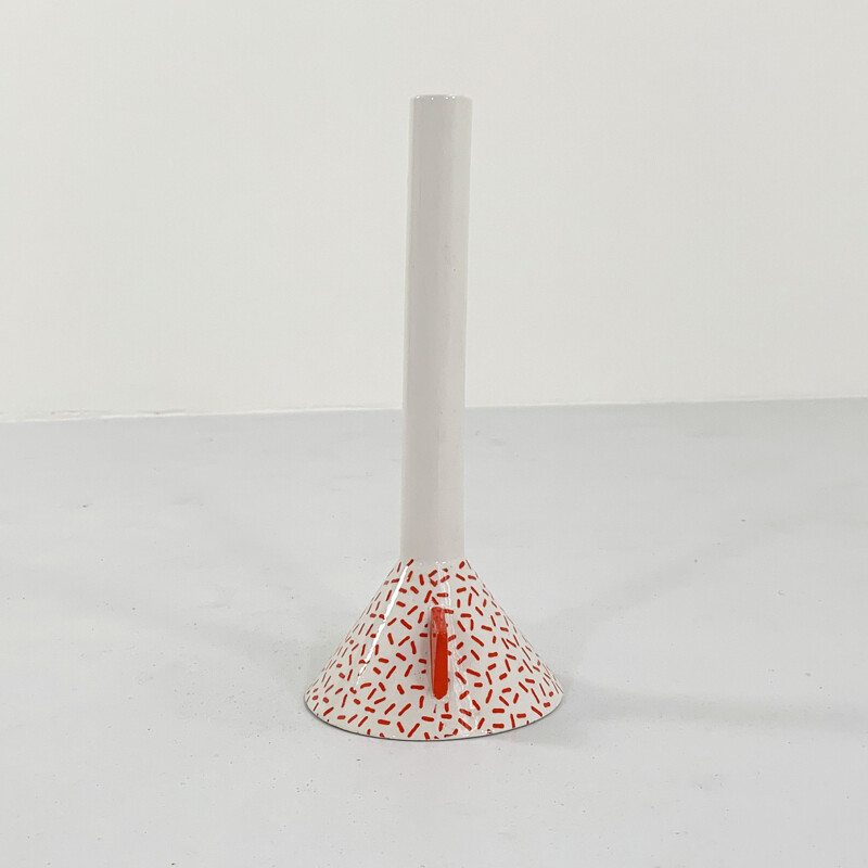 Mid century "Tuja" vase by Matteo Thun for Memphis Milano, 1980s
