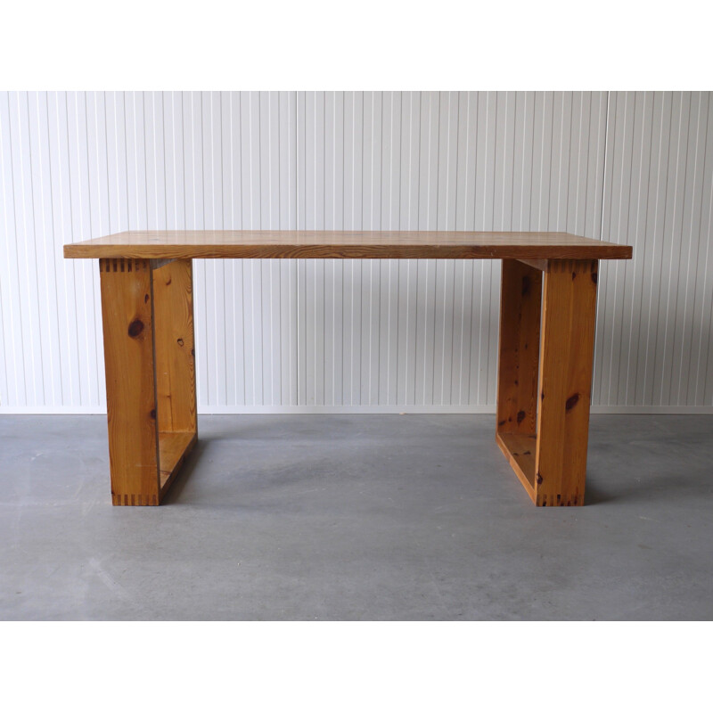 Vintage pine table by Ate van Apeldoorn for Houtwerk Hattem, 1970