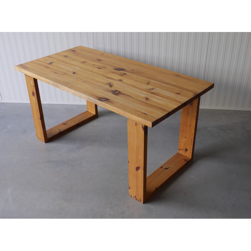 Vintage pine table by Ate van Apeldoorn for Houtwerk Hattem, 1970