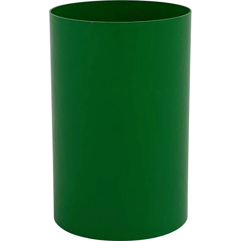 Green vintage umbrella stand model 4670 by Gino Colombini for Kartell, 1970s