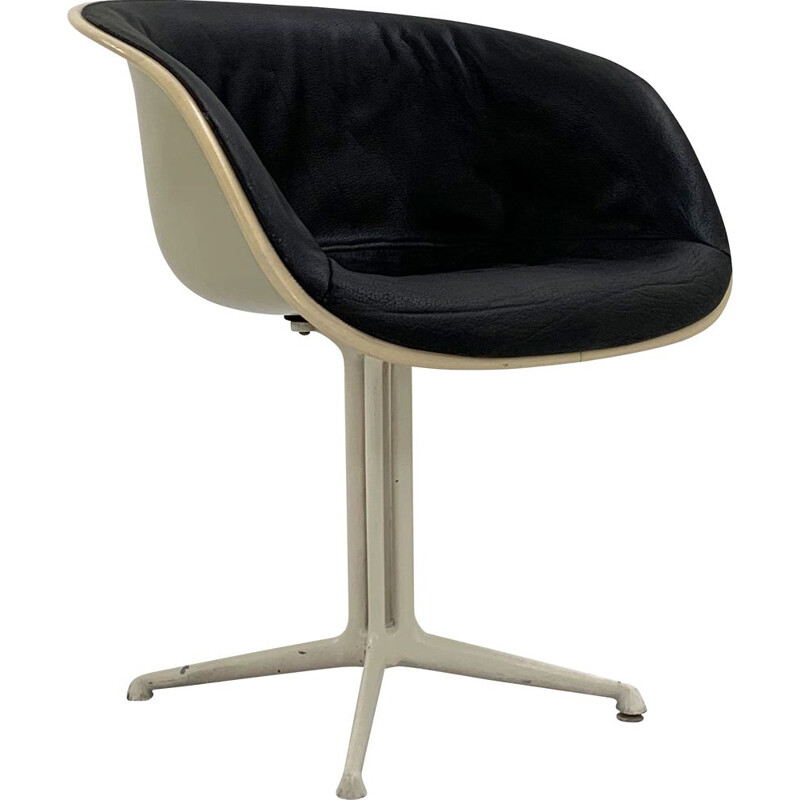 Fauteuil vintage La Fonda en cuir par Charles & Ray Eames pour Herman Miller, 1960