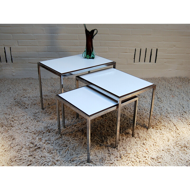 Tables gigognes à 2 cotés - années 60