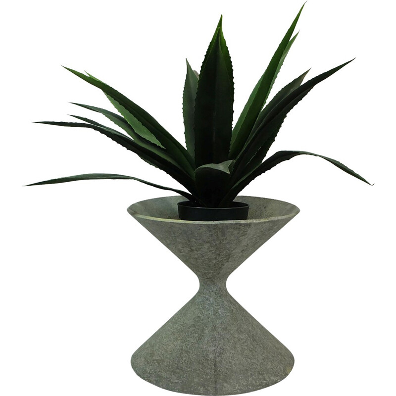 Eternit "Spindle" planter in fiber cement, Willy GUHL - 1950s