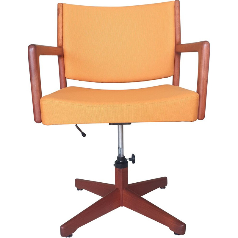 Vintage Swedish office chair by Karl erik Ekselius for JOC Vetlanda, 1960