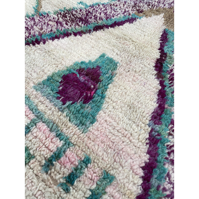 Vintage Berber Boujaad wool rug, 2000