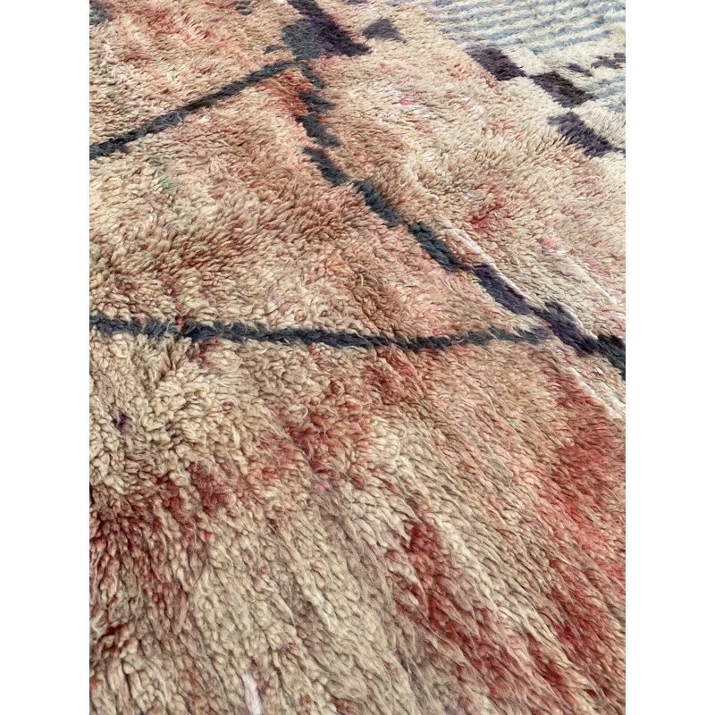 Vintage Berber Boujaad wollen tapijt, 2000