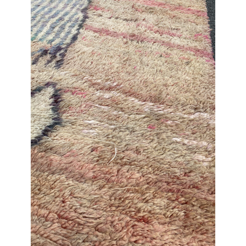 Tapis vintage Berbere Boujaad en laine, 2000