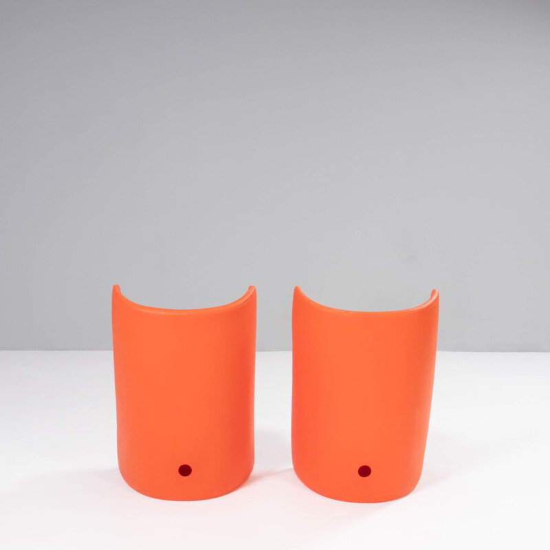 Paire de fauteuils vintage Nona Rota orange par Ron Arad pour Cappellini, 2002