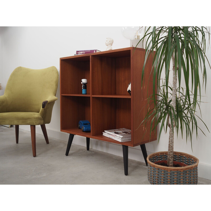 Teak vintage bookcase, Denmark 1970s