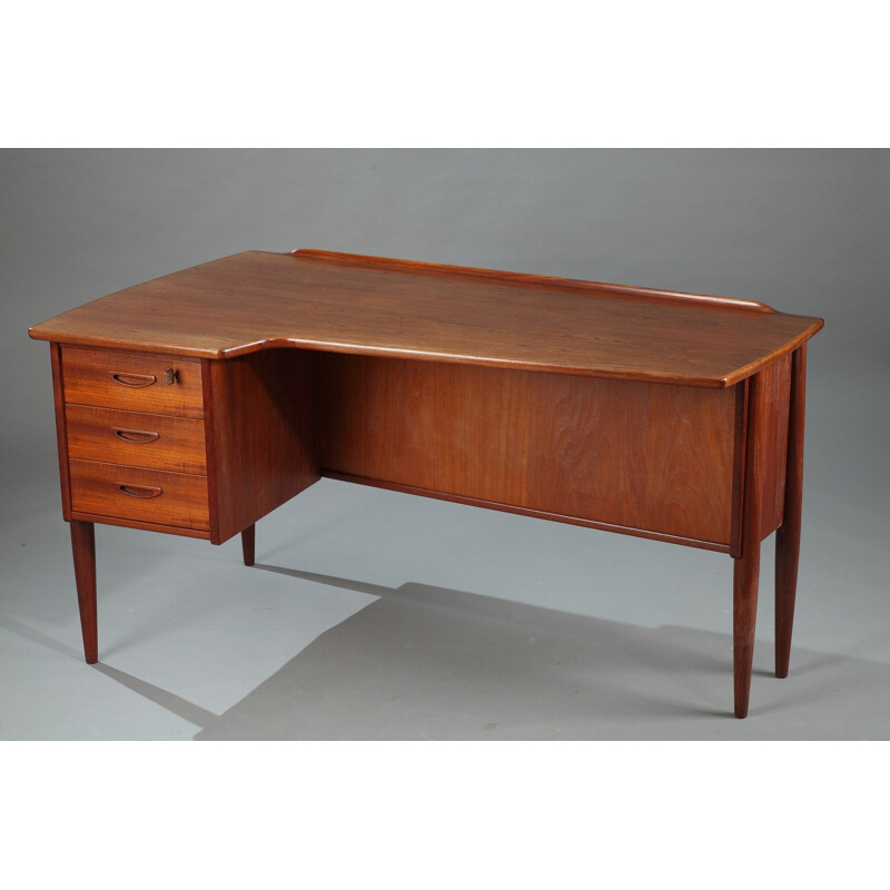 Danish desk in rosewood, Peter Løvig NIELSEN - 1950s