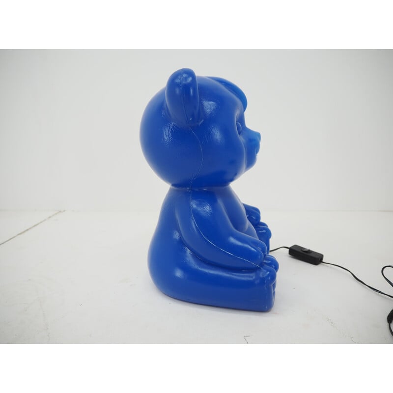 Vintage Bear plastic table lamp, 1990s