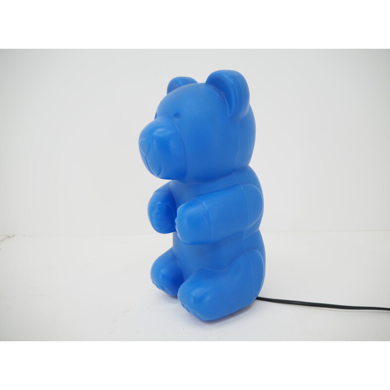 Lampe de table vintage Bear en plastique, 1990