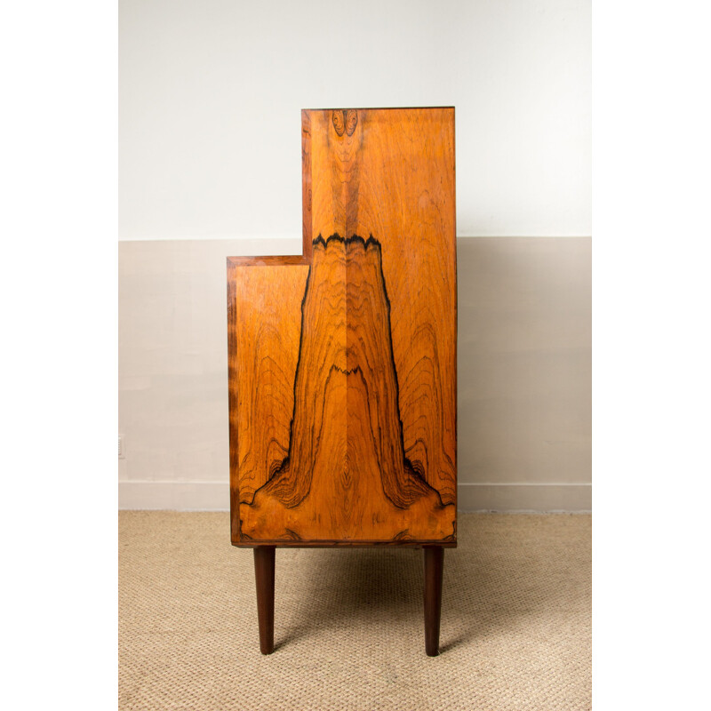 Vintage rosewood secretary by Ejvind. A. Johansson for Ivan Gern Mobelfabrik, Denmark 1960