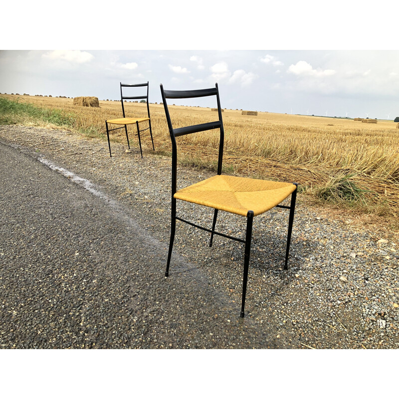Pair of vintage chairs by Gio Ponti, 1960