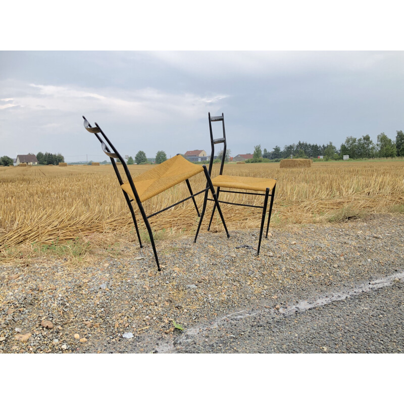Ein Paar Vintage-Stühle von Gio Ponti, 1960
