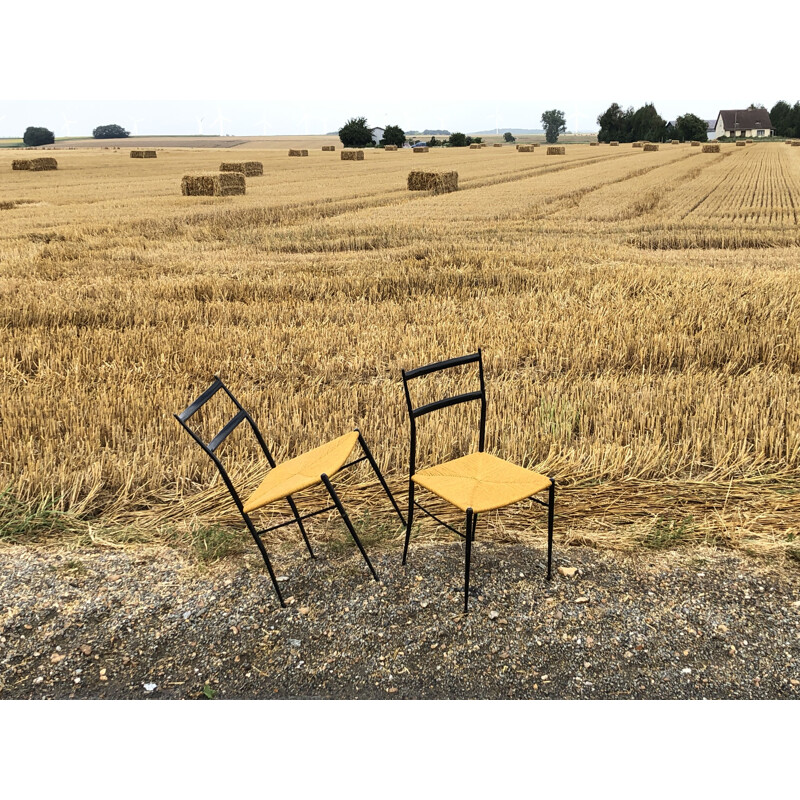 Paire de chaises vintage de Gio Ponti, 1960