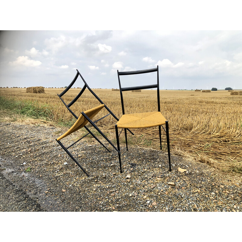 Pair of vintage chairs by Gio Ponti, 1960