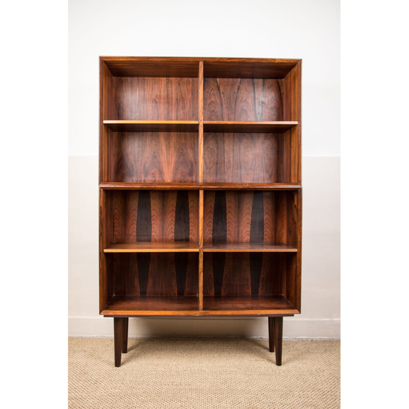 Mid century rosewood bookcase by Ejvind. A. Johansson for Ivan Gern Mobelfabrik, Denmark 1960