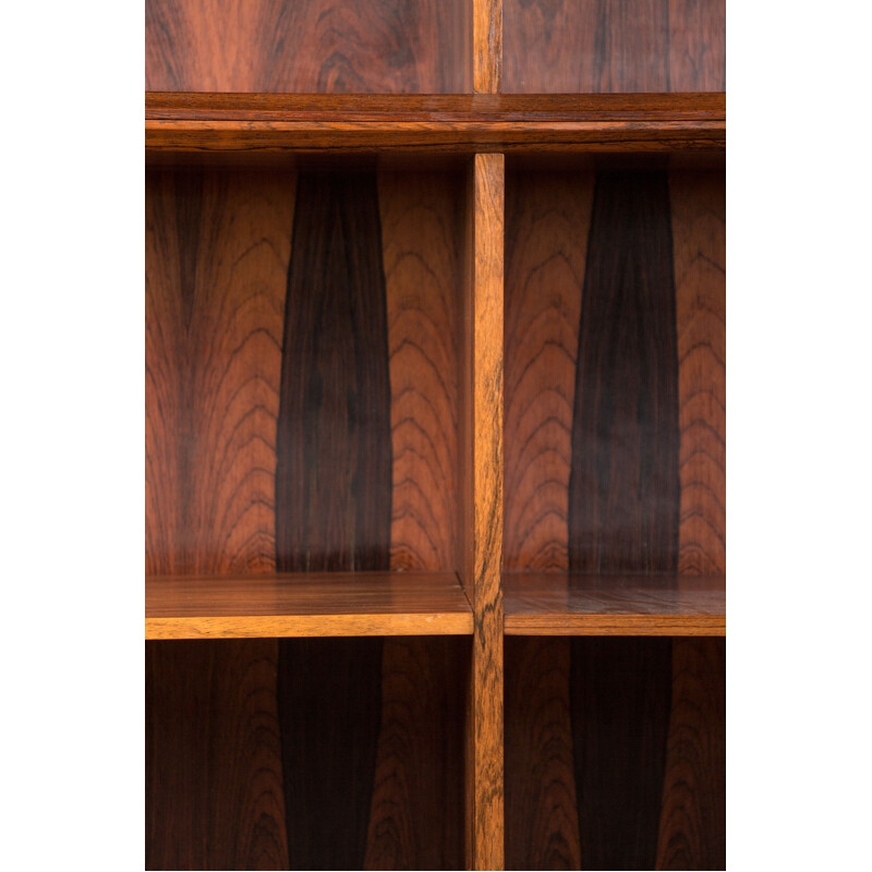 Mid century rosewood bookcase by Ejvind. A. Johansson for Ivan Gern Mobelfabrik, Denmark 1960