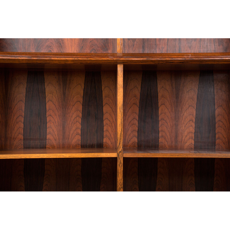 Mid century rosewood bookcase by Ejvind. A. Johansson for Ivan Gern Mobelfabrik, Denmark 1960