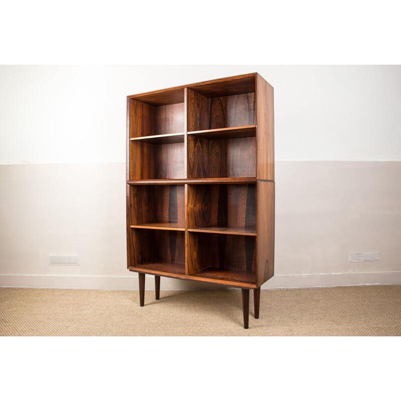 Mid century rosewood bookcase by Ejvind. A. Johansson for Ivan Gern Mobelfabrik, Denmark 1960