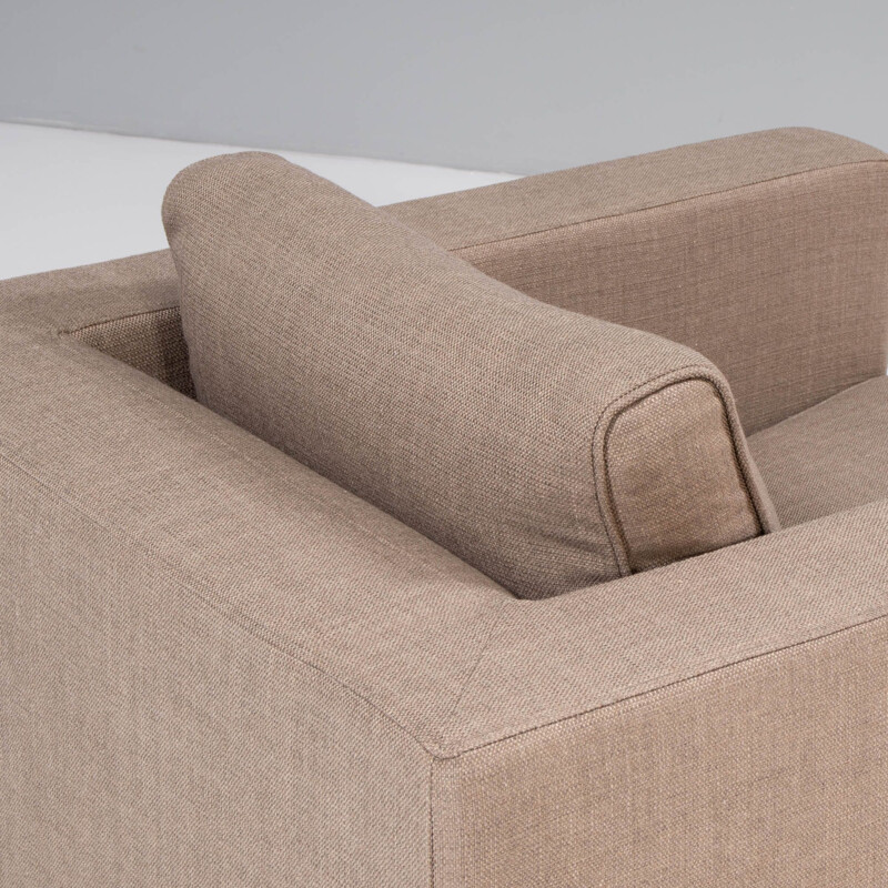 Mid century Suitcase beige armchair by Rodolfo Dordoni for Minotti, 1997