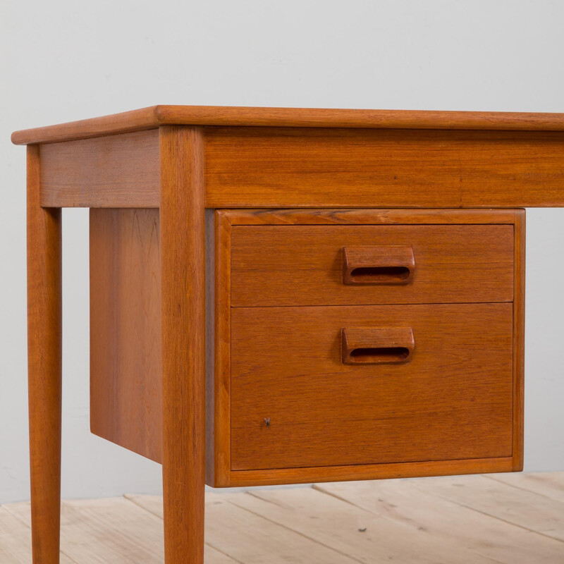 Bureau vintage en teck modèle 1301 par Børge Mogensen pour Søborg Møbelfabrik, Danemark 1950