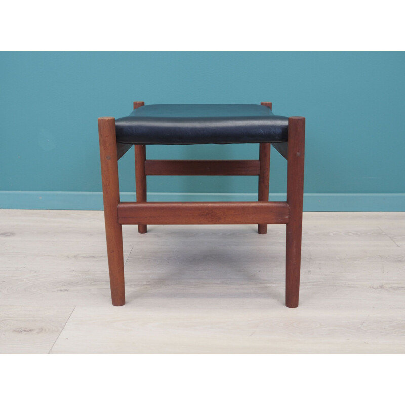 Teak vintage stool, Denmark 1960s