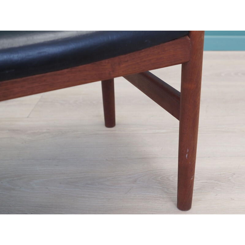 Teak vintage stool, Denmark 1960s