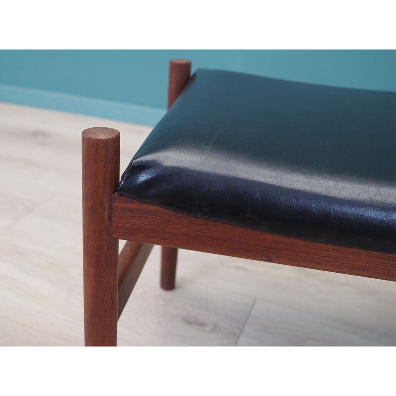 Teak vintage stool, Denmark 1960s