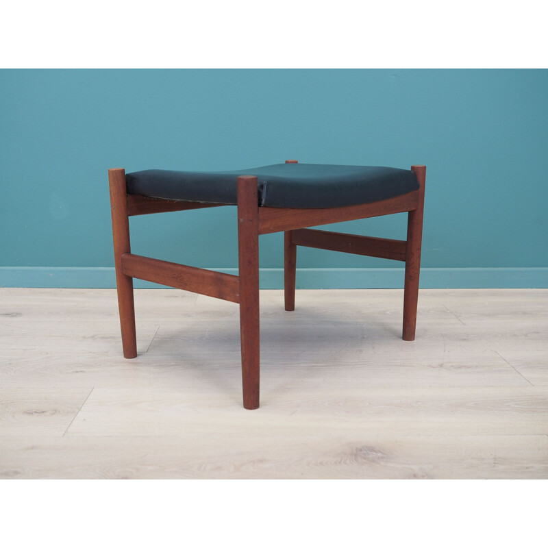 Teak vintage stool, Denmark 1960s