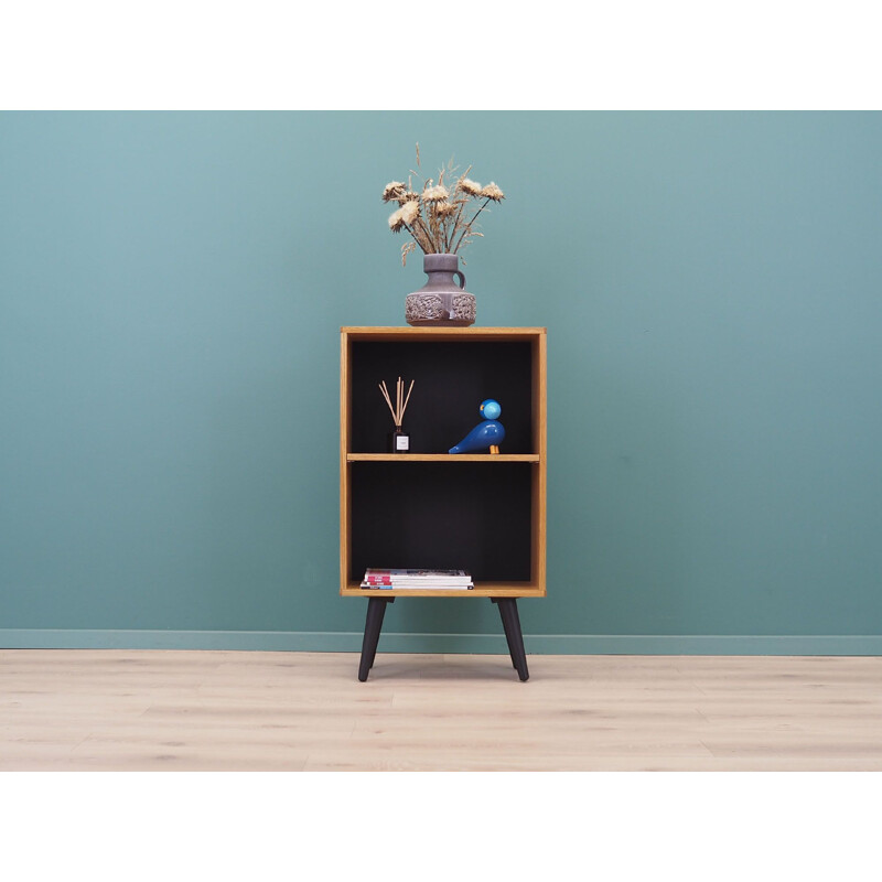 Vintage dark ash bookcase by System B8, Denmark 1970