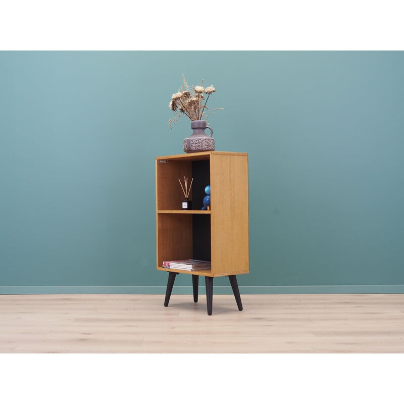 Vintage dark ash bookcase by System B8, Denmark 1970