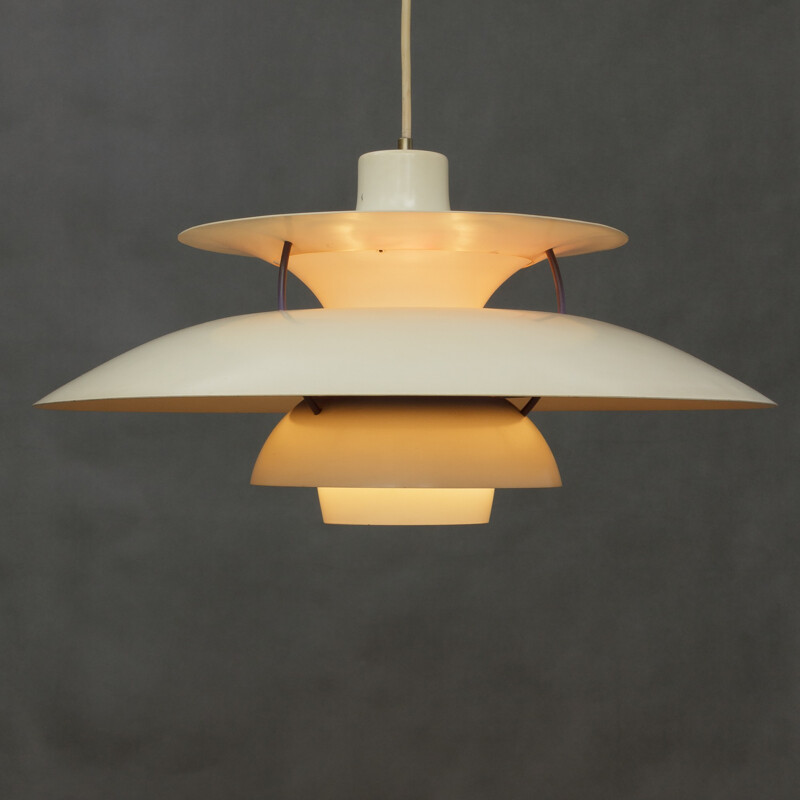 PH hanging lamp in aluminum, Poul HENNINGSEN - 1950s