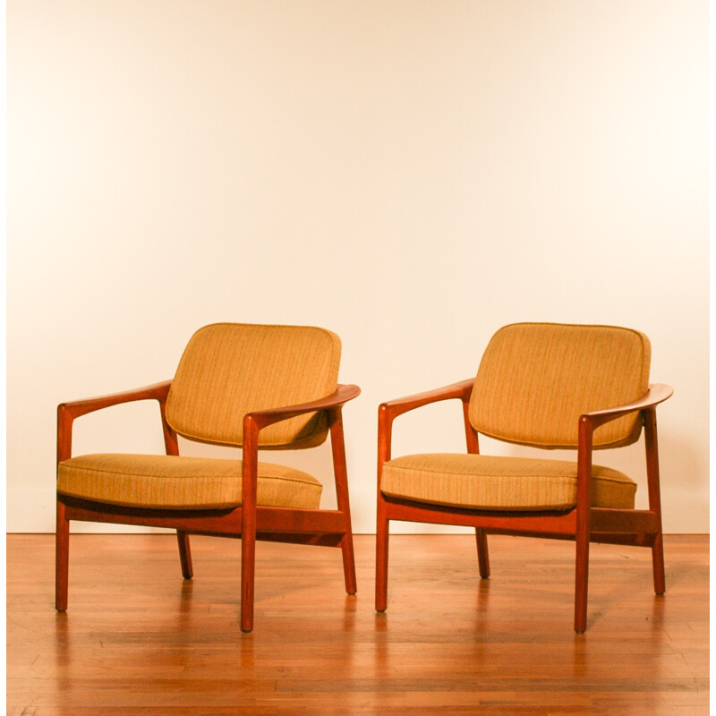 Pair of Dux lounge chairs, Folke OHLSSON - 1960s