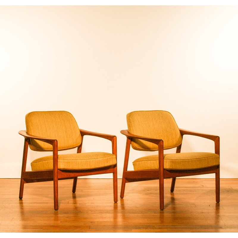 Pair of Dux lounge chairs, Folke OHLSSON - 1960s